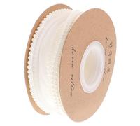 Gatuida Bouquet Wrapping Ribbon with Small Pearls Premium Pearl Fish Tail Ribbon for DIY Craft Wrapping Party Decoration and Floral Arrangements