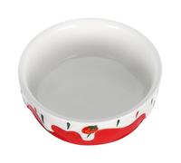 Gatuida Bowl Ceramic Food Dish for Animals Cute Sturdy and Easy to Clean Feeding Bowl for Hamsters Guinea Pigs and Chinchillas for