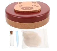 Gatuida Boy Girl's Tooth Collection Box Wood Keepsake Storage Fetal Hair Box Tooth Commemorative Holder First Collector