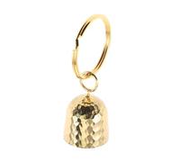 Gatuida Brass Bell Keychain Vintage Hanging for Door Camping Hiking Cycle Bell Loud Sound