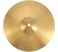 Gatuida Brass Cymbal Set for Drummers Hi-Hat Cymbal Golden Finish Splash Crash Percussion Instrument for Drum Set Players Beginner Friendly Variety Pack for Practice and Performance