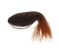 Gatuida Brazilian Braids Deep Wave Crochet Hair Extensions High Temperature Synthetic Fiber Curly Afro Micro Braiding Hair for Women Natural Textured Water Wave Style