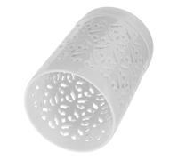 Gatuida Breathable Orchid Pot with Drainage Holes for Indoor and Outdoor Use Transparent Ceramic Planter for Flowers and Plants Durable and Easy to Repot with Root Observation Slots