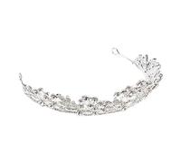 Gatuida Bride's Headband Vintage Baroque Crown Wedding Accessory Birthday Crown for Women