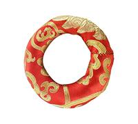 Gatuida Buddhist Sound Bowl Mat for Singing Bowl Pads Crafted from Soft Material and Meditation Scenarios Random Color