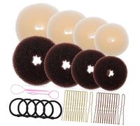 Gatuida Bun Making Kit for Women Girls Donut Hair Bun Makers U-shape Hair Clips