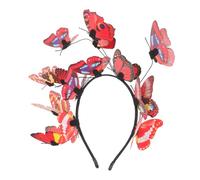Gatuida Butterfly Fascinator Headband Lightweight Wedding Headdress with Delicate Butterfly Motifs Comfortable Fit Bridal Hair Accessory for Women for Tea Parties and Halloween Costume