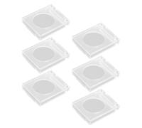 Gatuida Button Protective Cover Push Button Switch Cover Dustproof Plastic Wall Switch Protector for Homes Schools 6Pcs