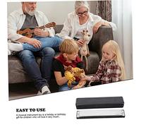 Gatuida C Key Harmonica with Storage Box Practical Musical Instrument for Beginners and Professionals Sturdy Design Suitable for Folk Jazz Blues Country Music Players