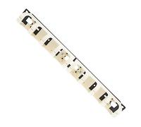 Gatuida Cable Manager Server Rack Wire Management Horizontal Rack Mount for Network Cables Easy to Disassemble