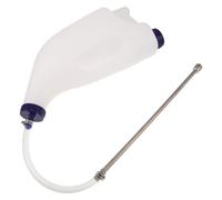 Gatuida Calf Feeding Bottle with Handle 4L Stainless Steel Tube Calf Fluid Feeder Lamb Nursing Feeder Farm Livestock Feeding Tool and Lambs