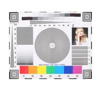 Gatuida Camera Calibration Focus Test Chart 40X30Cm Adhesive Cctv Lens Sharpness Test Card for Ip Camera Setup and Alignment Tool