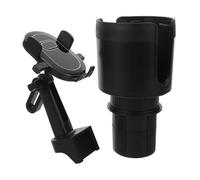 Gatuida Car Phone Holder Cup Mount Cup and Phone Holder for Car Fit Sturdy Plastic Construction Easy Installation Stable Cellphone and Drink Rack and Suvs