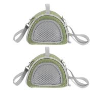 Gatuida Carrier Strap 2pcs Bag with Crossbody Breathable Small Pet Mesh and for Hamster Squirrel Hedgehog Ferret Glider Outdoor Travel