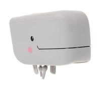 Gatuida Cartoon Silicone Whale Bathtub Spout Cover Faucet Guard Soft Safety Protector for Bath Bump Prevention Gray