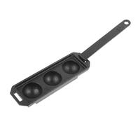 Gatuida Cast Ball Baking Tray with Multi for Outdoor BBQ and Home Use Non Rust Food Grade Metal Pan with Special Groove Design Easy to Clean and Durable Cooking Tool