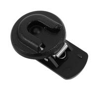 Gatuida CB Radio Mic Holder Universal Mount with Back Clip Round Knob Quick Access Effortless Installation Secure for Truck Car and RV Use