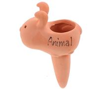 Gatuida Ceramic Animal Shape Self-Watering Spikes for Plants, Automatic Drip Irrigation Tool with Rabbit Design, Garden Watering Device for Indoor and Outdoor Flower Pots