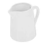 Gatuida Ceramic Milk Pitcher Handle White Creamer Dispenser for Coffee and Tea Sturdy 500ml Ceramic Jug for Home Use for Serving Milk and Sauces