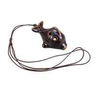 Gatuida Ceramic Ocarina Dolphin Shape Musical Instrument for Beginners Easy to Hold and Play Gentle Sound with Rich Resonance Creative Classical Wind Instrument for Music Lovers