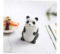 Gatuida Ceramic Panda Spice Jar Compact Seasoning Container for Salt and Pepper with Sturdy Design Easy to Clean and Store Kitchen Condiment Holder