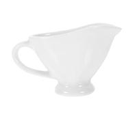 Gatuida Ceramic Sauce Pitcher Gravy Boat Seasoning Jar Lid for Coffee Milk Creamer Dipping Sauce Cup Serving Pouring Creamer Container for Kitchen Dining Table