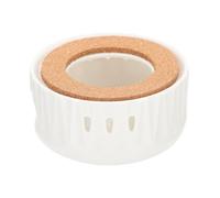 Gatuida Ceramic Teapot Warmer Base with Hollow Design for Efficient Air Circulation Tea Stove Warmer Stand Clean Candle Heater for Home Hotel Restaurant Use