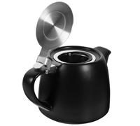 Gatuida Ceramic Teapot with Stainless Steel Infuser Heat Resistant Tea Pot for Loose Leaf and Blooming Tea Convenient Handle for Smooth Pouring for Home and Office Use