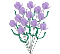 Gatuida Chenille Stems Craft Supplies of DIY Twisted Rods for Flower Making Bendable Wire for Crafts Schools and Creative Projects