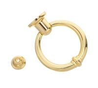 Gatuida Chic Zinc Alloy Door Knocker Ring Design for Front Door Security Vintage European Knockers with Clear Resonant Sound Wear-Resistant Hardware