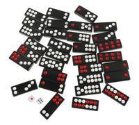 Gatuida Chinese Domino Game Chinese Paigow Tiles Traditional Board Game Portable Paigow Kit Party for Entertainment