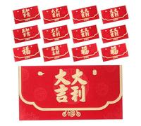 Gatuida Chinese Red Envelopes Horse Year Lucky Money Bags for Spring Festival Celebration Thickened Paper Hong Bao with Festive Red Design for Lunar Year Party Favor