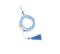 Gatuida Chinese Style Natural Chalcedony Phone Rope Lanyard for Women Long Cellphone Hanging Strap Neck Chain Lightweight Decorative Charm for Keys and Gadgets