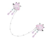 Gatuida Chinese Tassel Flower Hairpin for Dangle Forehead Chain Clip for Cosplay Weddings and Daily Use Comfortable Hair Accessory for Hair