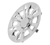 Gatuida Chrome Wheel Hub Decorative Cover for Golf Carts Electric Vehicles Forklifts Stylish Center Cap Protecting and Enhancing Rim Appearance for Resorts and