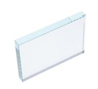 Gatuida Clear Glass Square Paperweight Block Portable Transparent Glass Block for Sewing Cloth Weights Calligraphy Painting Dressmaking Accessories Decorative Heavy Desk Ornament