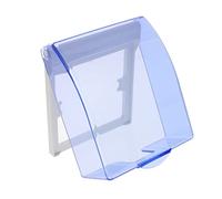 Gatuida Clear Outlet Cover Gang Plug Protector for Safe Appliance Use Kitchen Bathroom Durable Hard Wall Plate Installation Safe Design