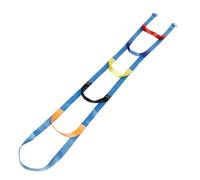 Gatuida Climbing Rope Ladder Outdoor Hanging Ladder for Boys and Portable Soft Woven Strap Climbing Equipment for Motor Skill Development and Easy Installation