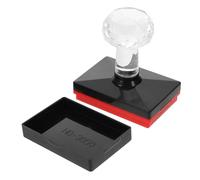 Gatuida Clock Face Stamp Educational Teaching Tool for Learning Clear Red Ink Stamper for Worksheets and Group Activities Versatile DIY for Boys and Classroom Use