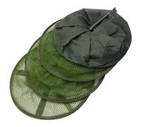 Gatuida Collapsible Mesh Crayfish Trap, 45 inches Portable Foldable Fishing Net, Stainless Steel Mesh Fishing Netting for Protecting Fish, Catching Crabs, Lobster, Shrimp, Crayfish Crabbing Kit