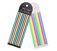 Gatuida Colored Reading Strips Portable Book Tabs Books Fluorescent and Pastel Index Sticky Tabs for Annotating Pages Notes Highlighting Study and Office Use