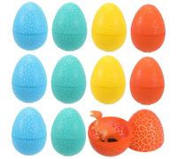Gatuida Colorful Dinosaur Egg with Sturdy PVC Figures Educational and Interactive Play for Fun Excavation Dinosaur for Boys