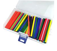 Gatuida Colorful Educational Counting Rods with Storage Box and Math Rhymes Chart Arithmetic Sticks for Early Learning Addition Games and Visual Development for Preschool and Elementary