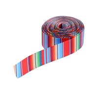 Gatuida Colorful Mexican Serape Ribbon Yards for Fiesta Party Decorations Hair Bows Wrapping DIY Crafts Cinco De Mayo Celebration