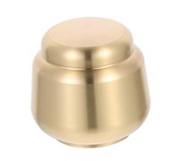 Gatuida Copper Mini Ashes Urn with Secure Lid Durable Resistant Metal Keepsake Container for Human Pet Ash Storage Easy Clean Decorative Round Jar