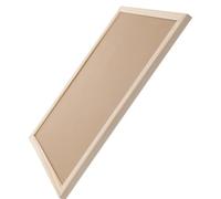 Gatuida corkboard Announcement Notice Board 90 x 60 cm Khaki Cork Board for wall Messages Notices Announcements not Easy to Break fix the pushpins Household memo Board