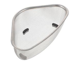 Gatuida Corner Sink Strainer Triangle Basket Made of Stainless Steel with Rounded Corners, Multi-Functional Drain Basket Kitchen for Storing Small Accessories and Space-Saving in Kitchen