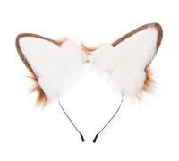 Gatuida Cosplay Dog Ear Headband Adorable Plush Folded Ears for Accessory for Parties Costumes and Photo Props Comfortable and Unique Design for Fun Celebrations