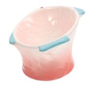 Gatuida Creative Cat and Dog Food Bowl Protective Non Slip Dish for Cats and Dogs Unique Design for Treats and Snacks Multi Functional Pet Feeder Pink Fish Shape