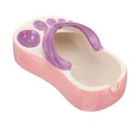 Gatuida Creative Ceramic Slipper Ashtray Decorative Tabletop Ash Holder for Indoor and Outdoor Use Smoke Ash Storage for Home Office Bar Restaurant Fire Safe and Practical Desktop Decor